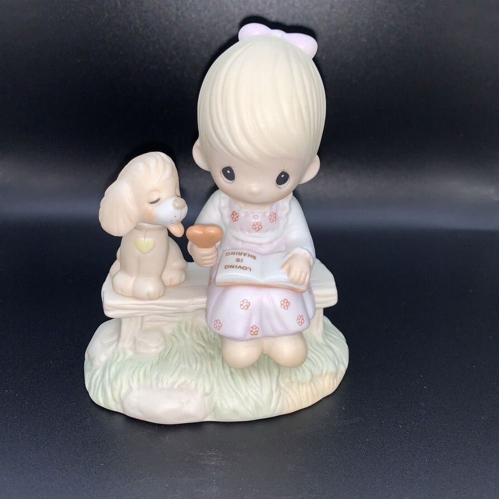 Precious Moments Vintage 1979 Loving Is Sharing NO BOX